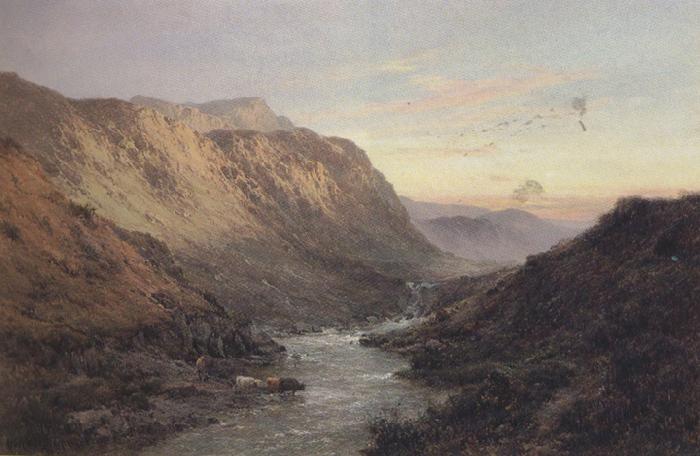 Alfred de breanski The shiel Valley (mk37) oil painting image